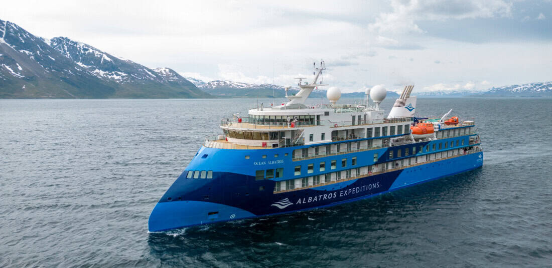 Grönland-Expeditionskreuzfahrt mit der Ocean Albatros ab 5.327$ (ca. 4.650€) p.P. inkl. Hin- und Rückflug ab Kopenhagen